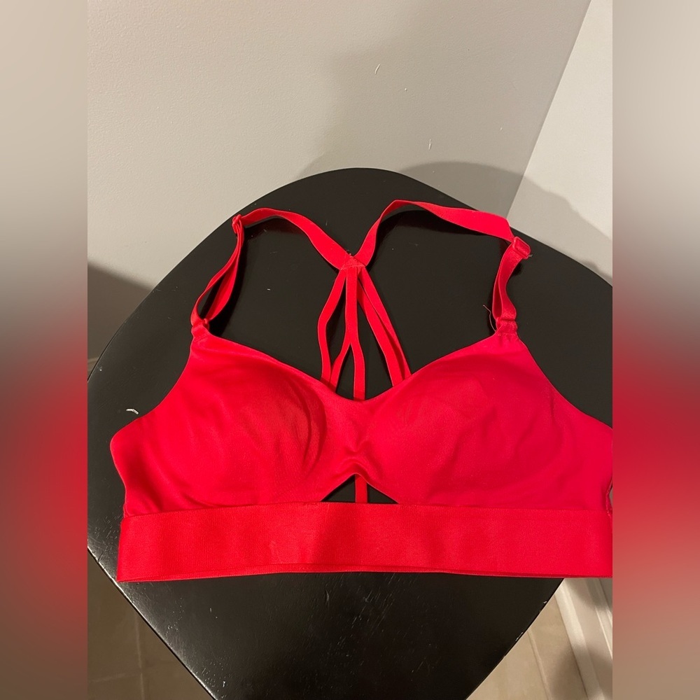 Victoria's Secret Bold Red Bra size 34A lightweight padding